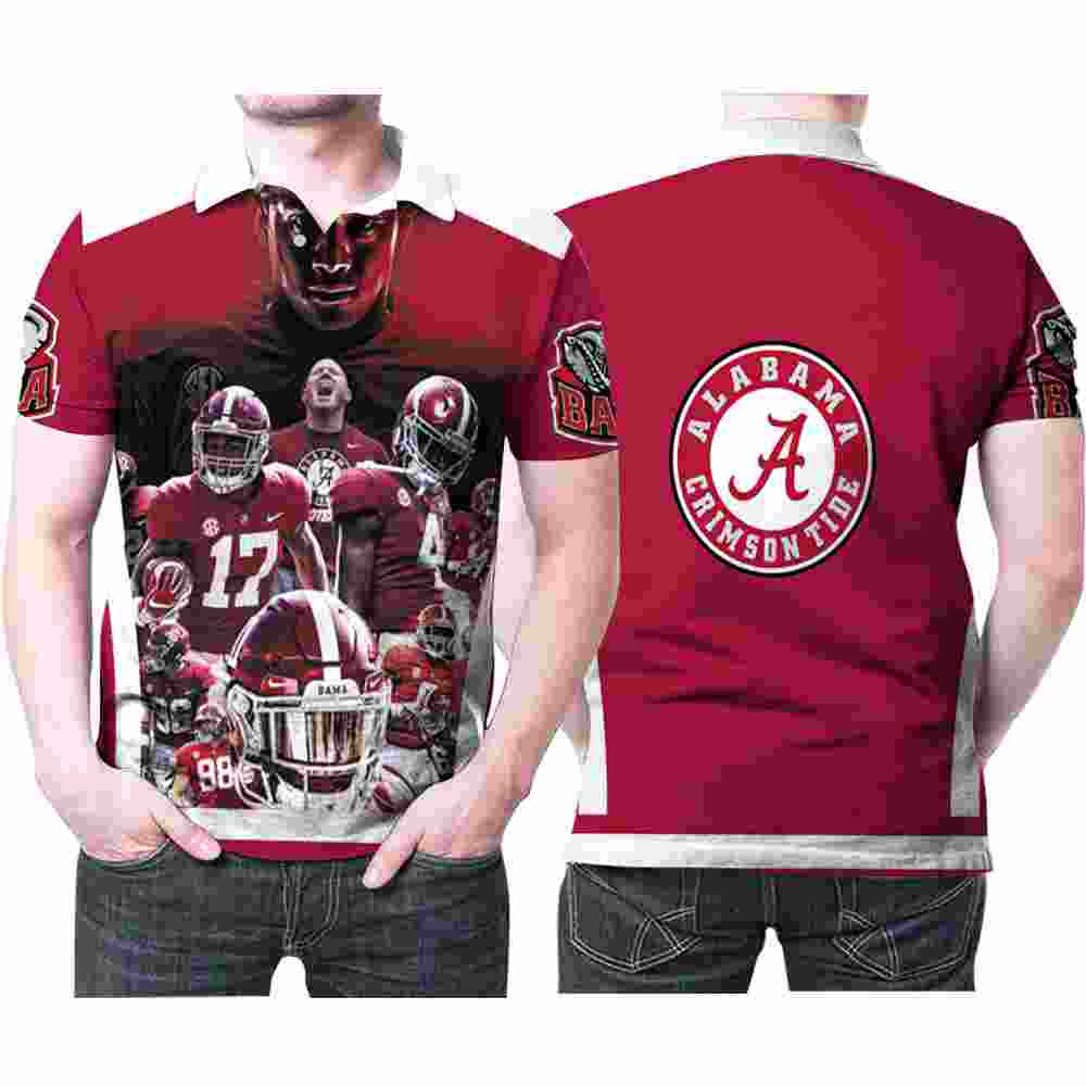 Alabama Crimson Tide The Empire Strikes Back  Designed 3D All Over Print Polo Shirt