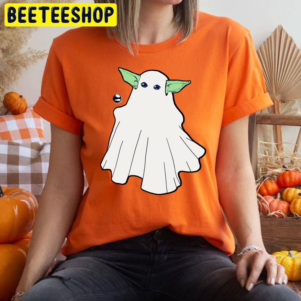 Alien Baby Yoda Boo Loves Halloween Too Halloween Trending Unisex T-Shirt