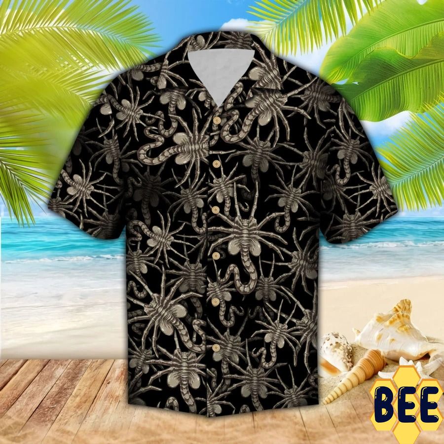 Alien Face Hugger Trending Hawaiian Shirt