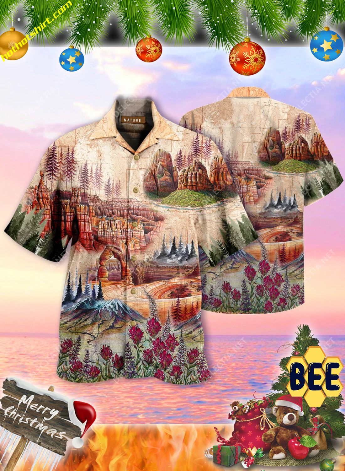 Amazing Landscape In National Parks Trending Hawaiian Shirt