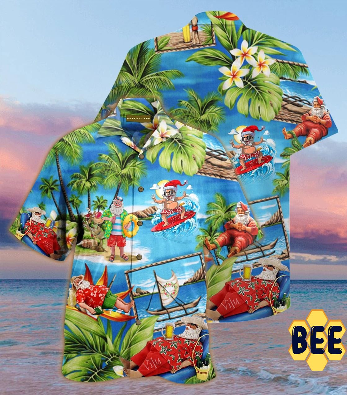 Amazing Santa Claus Trending Hawaiian Shirt