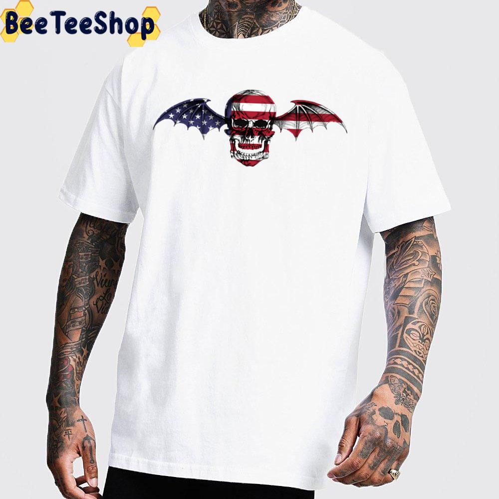 American Flag Avenged Sevenfold Band Logo Trending Unisex T-Shirt