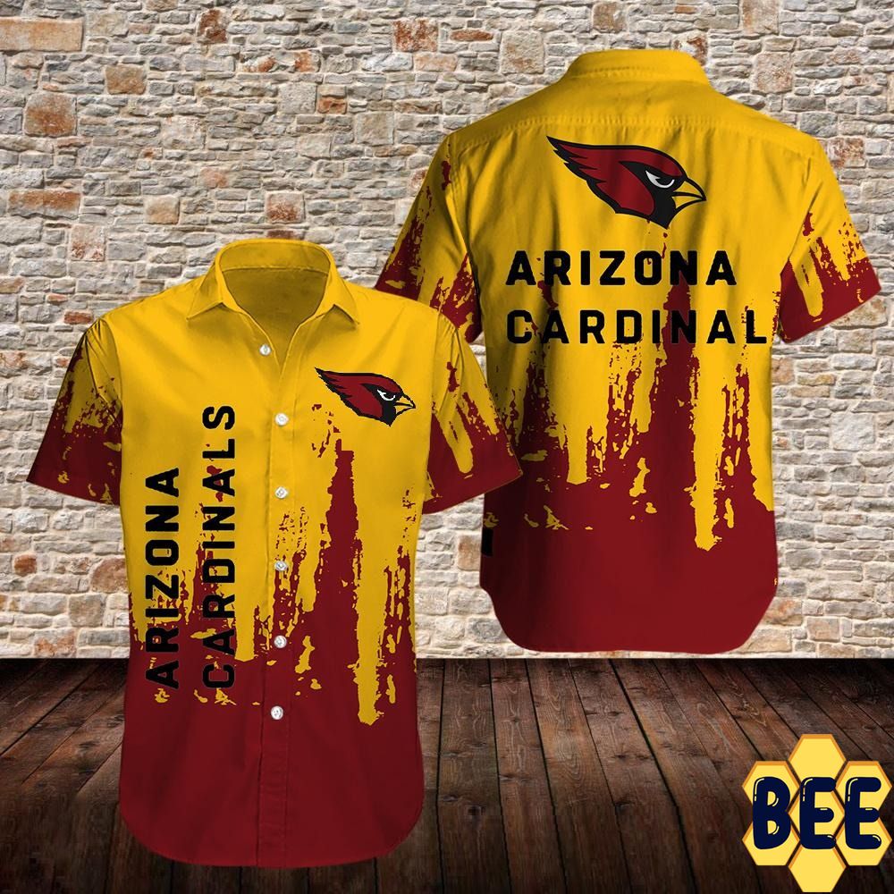 Arizona Cardinals Yellow And Red Trending Hawaiian Shirt