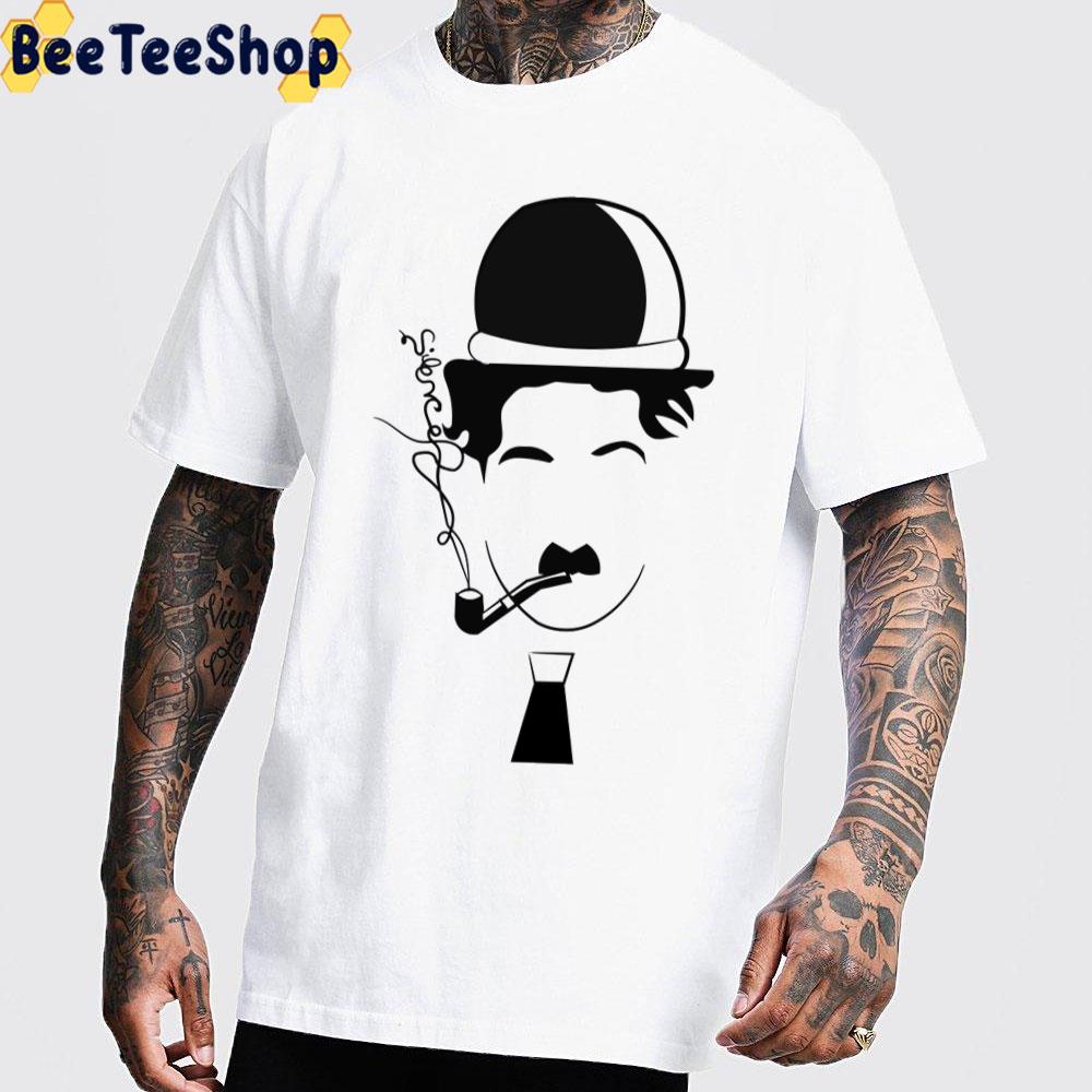 Art Of Silence Charlie Chaplin Unisex T-Shirt