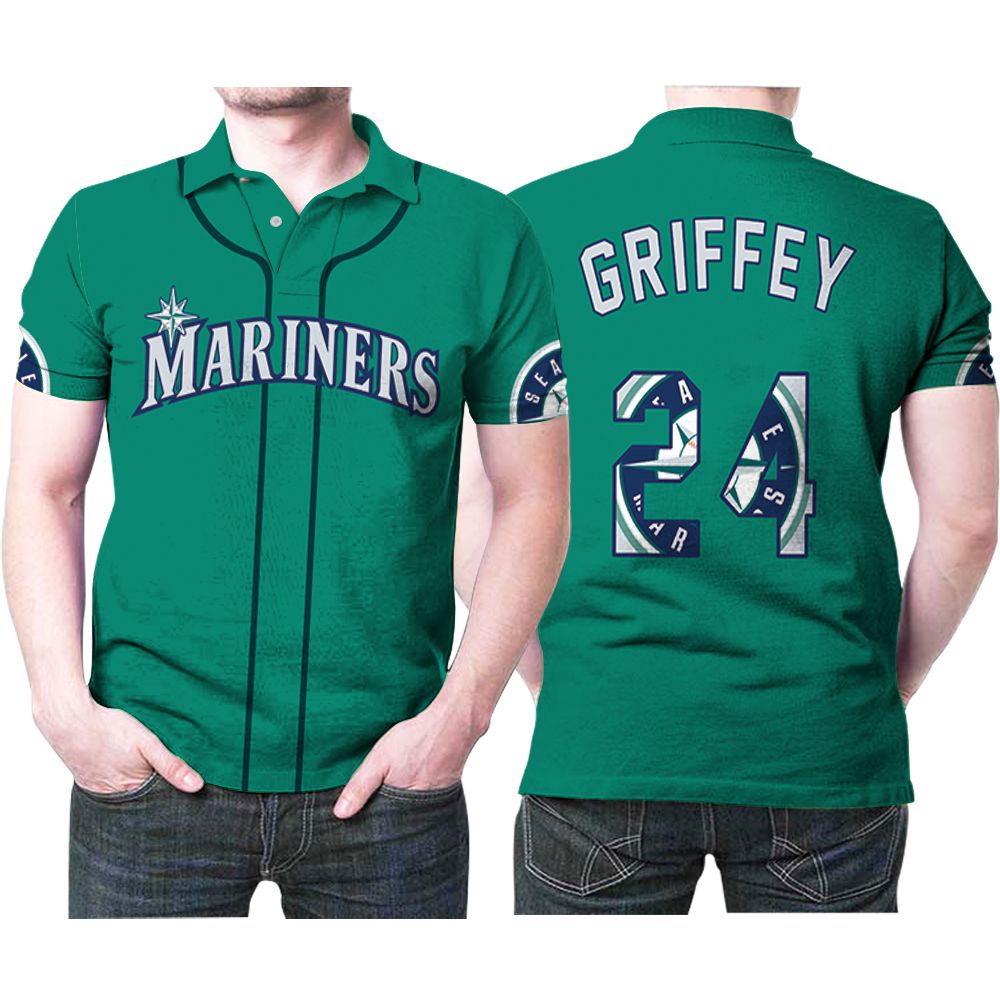 Seattle Mariners Ken Griffey Jr 24 2020 Mlb Green Jersey Inspired Fleece  Bomber Jacket – Teepital – Everyday New Aesthetic Designs