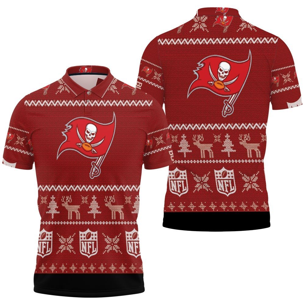 Art Tampa Bay Buccaneers Nfl Ugly Sweatshirt Christmas 3D All Over Print Polo Shirt