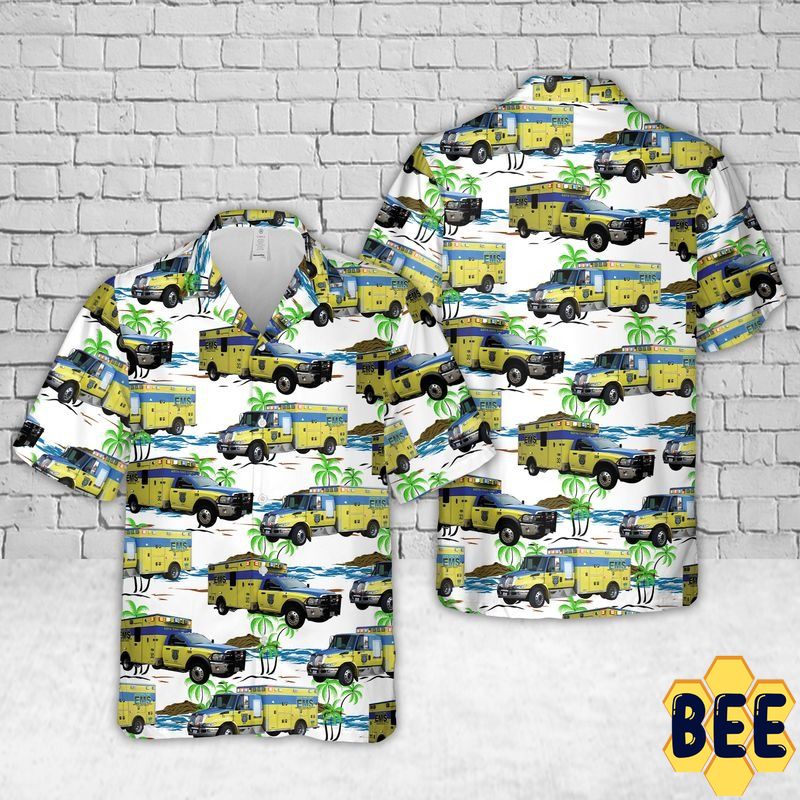 Austin-Travis County Ems Texas Trending Hawaiian Shirt