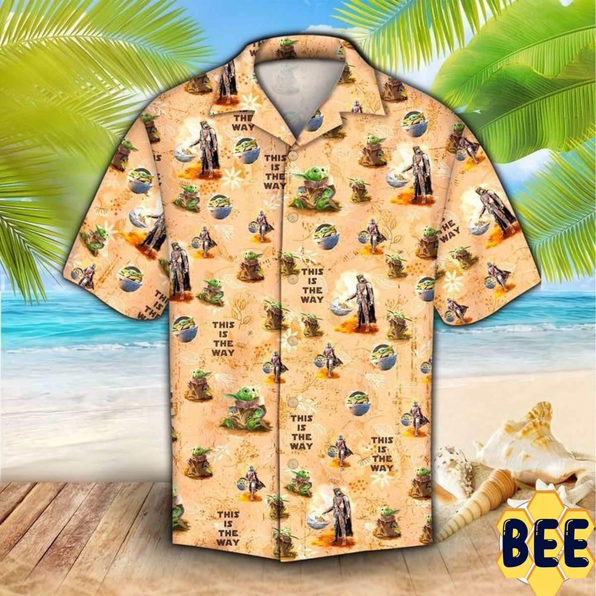 Baby Yoda This Is The Way The Mandalorian Trending Hawaiian Shirt