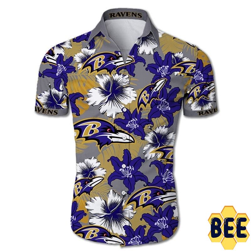 Baltimore Ravens Nfl Floral Trending Hawaiian Shirt