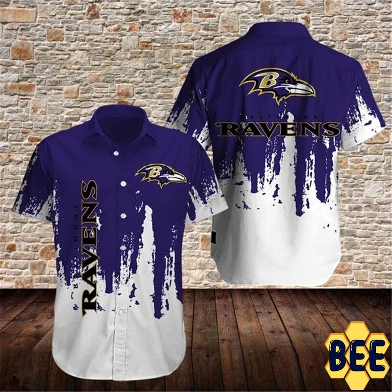 Baltimore Ravens Nfl Grafiti Trending Hawaiian Shirt