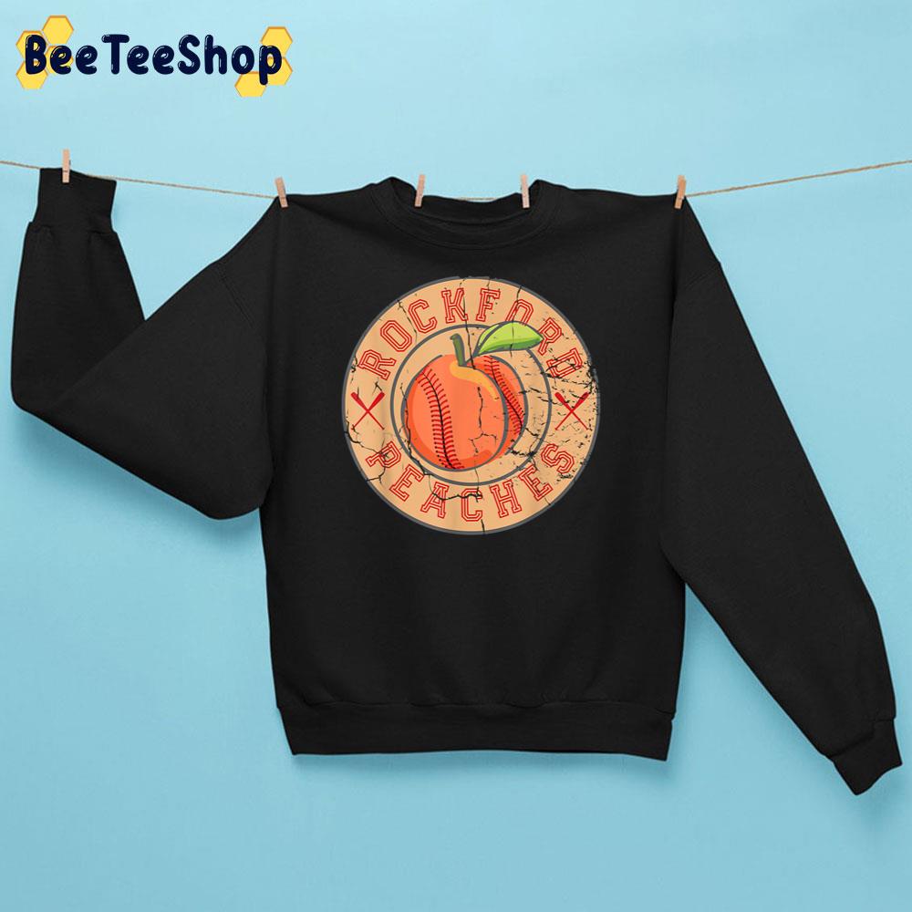 Baseball Rockford Peaches Vintage Art Trending Unisex Sweatshirt