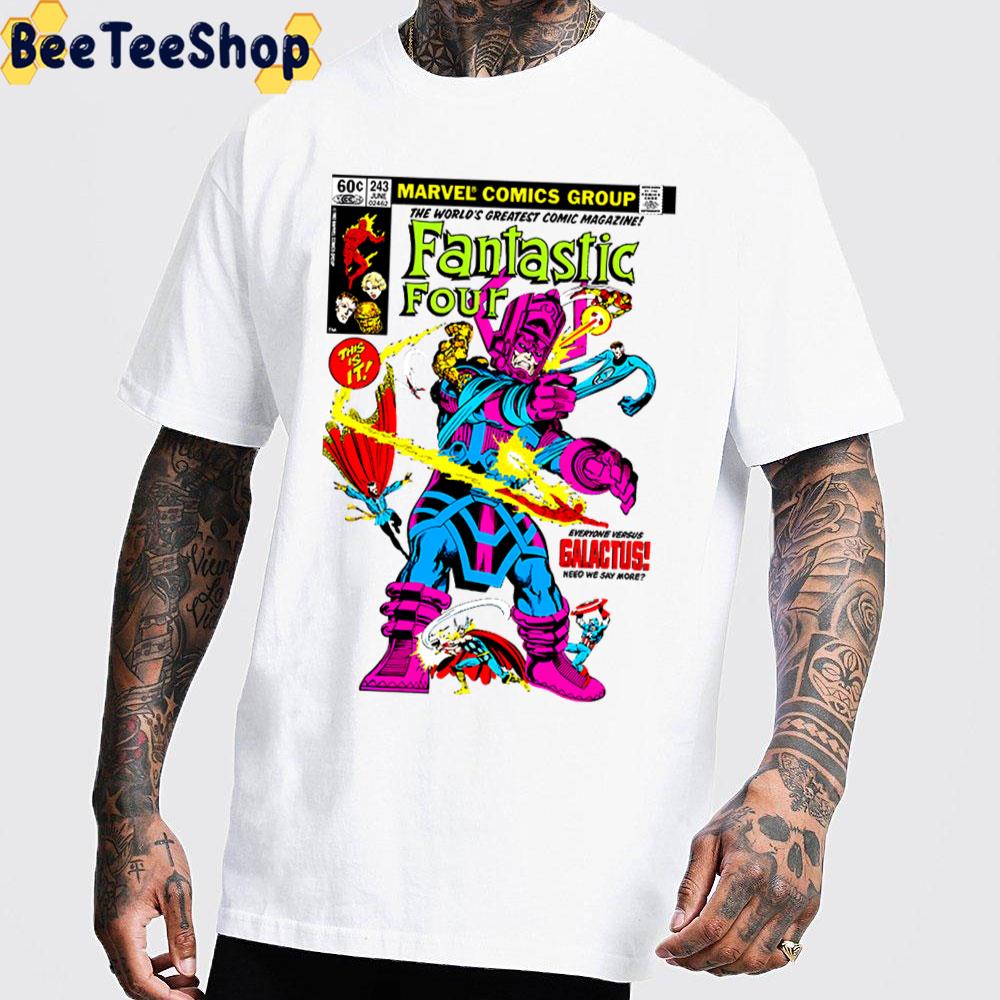 Battle Of Galactus Fantastic Four Trending Unisex T-Shirt