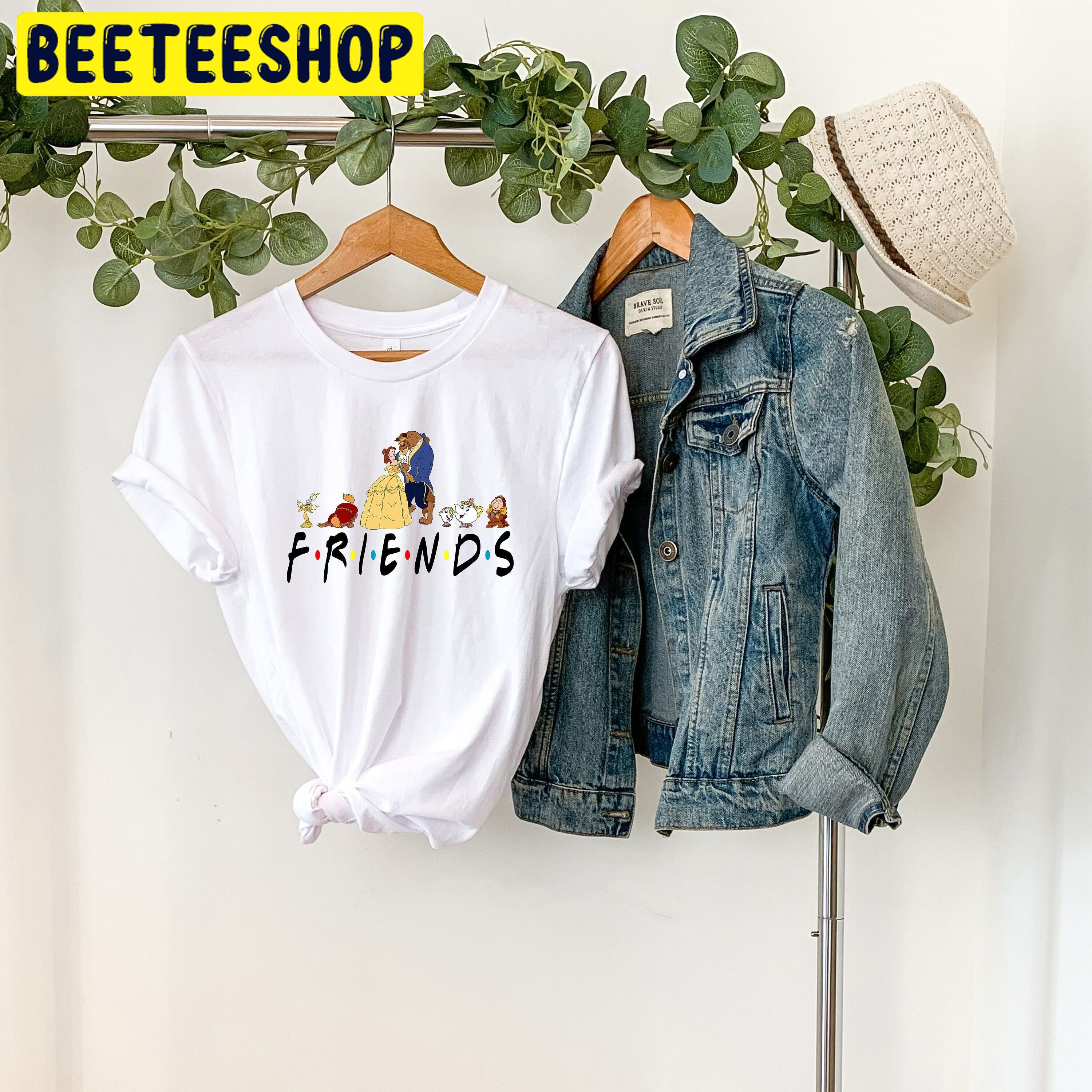 Beauty And The Beast Friends Trending Unisex Shirt