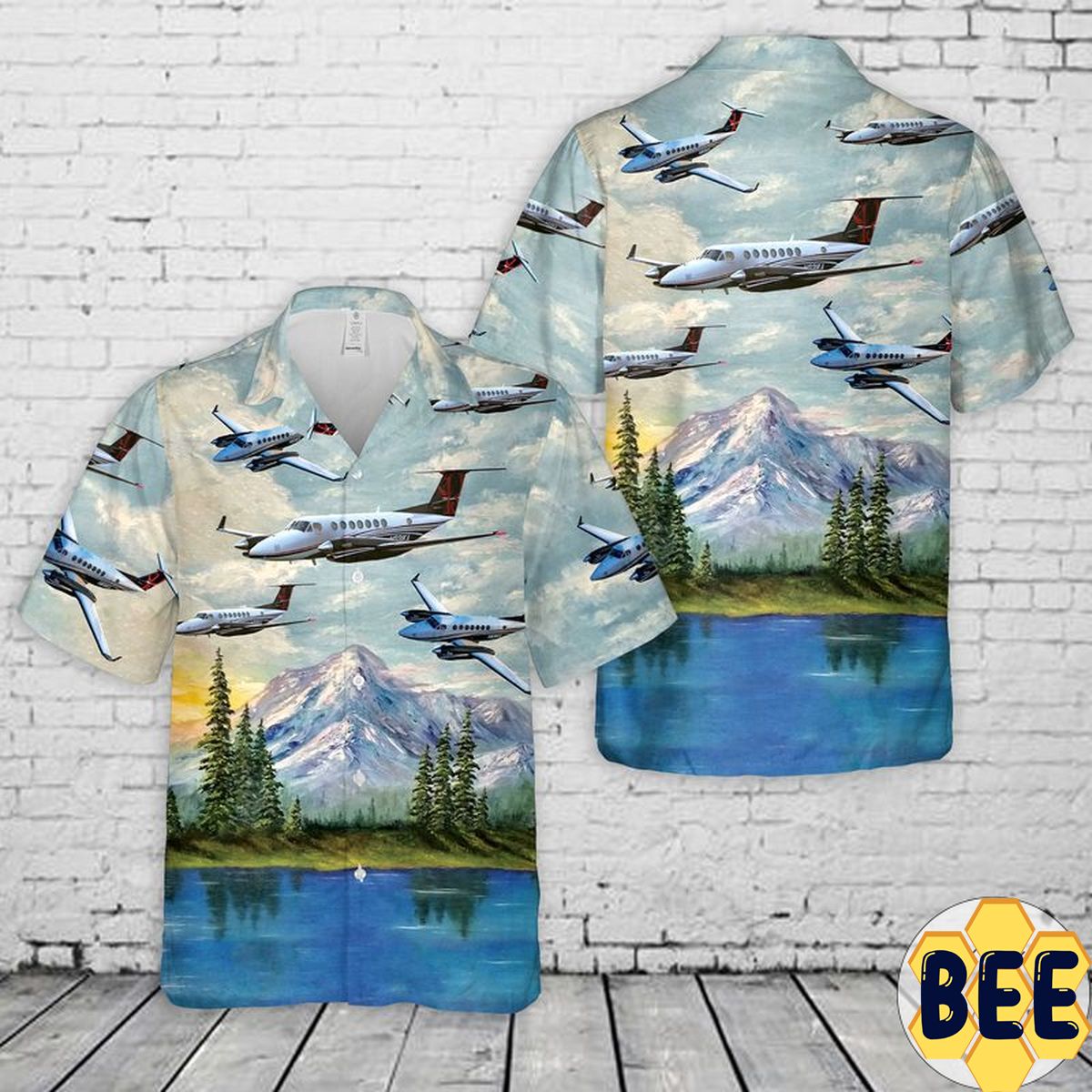 Beechcraft King Air 350 Trending Hawaiian Shirt