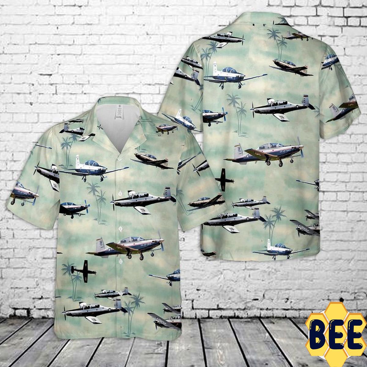 Beechcraft T-6 Texan Ii Trending Hawaiian Shirt