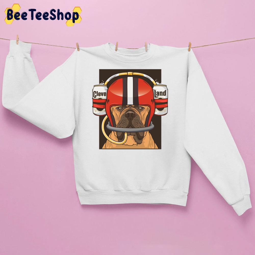 Beer Dog Cleveland Browns Football Trending Unisex Sweatshirt