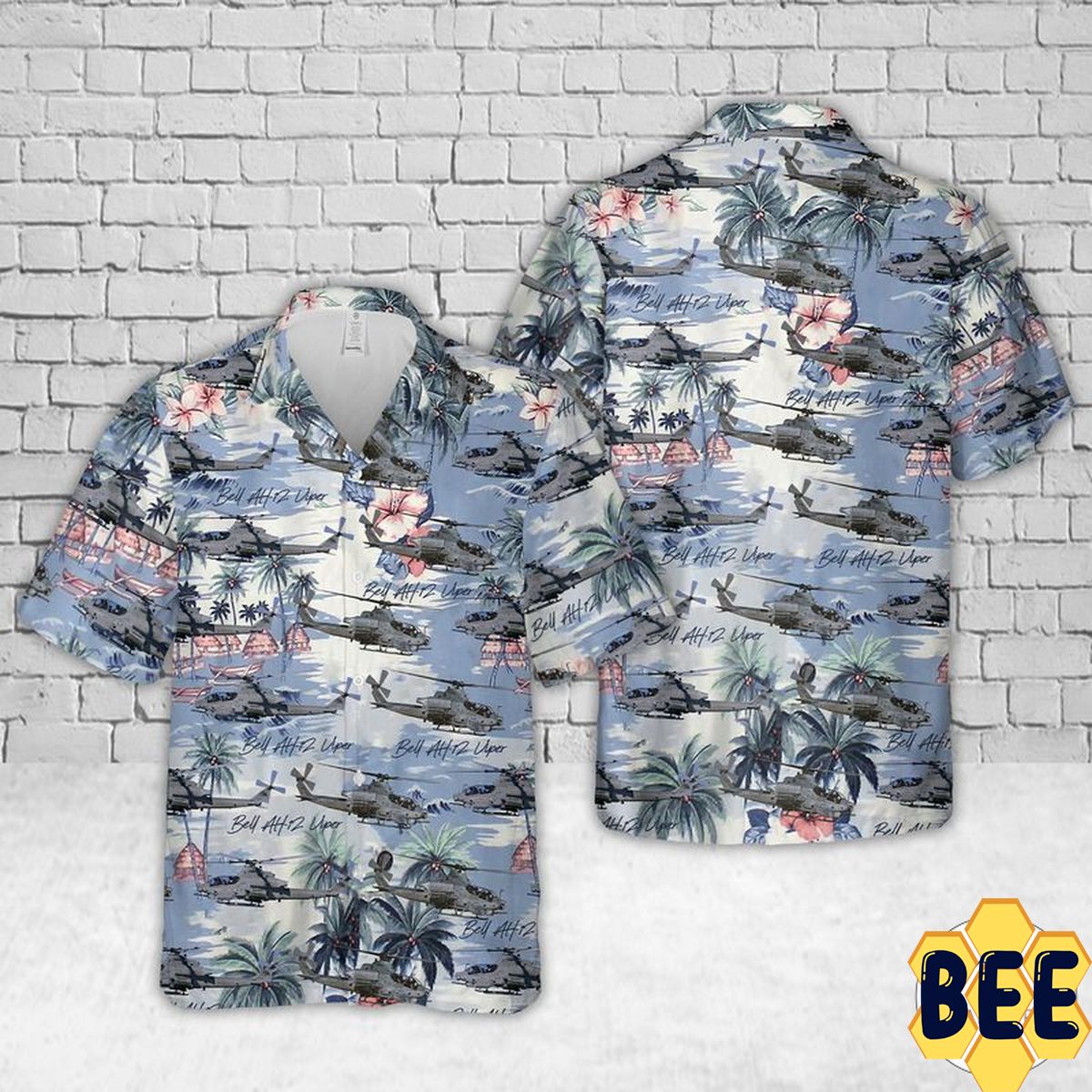 Bell Ah-1z Usmc Trending Hawaiian Shirt