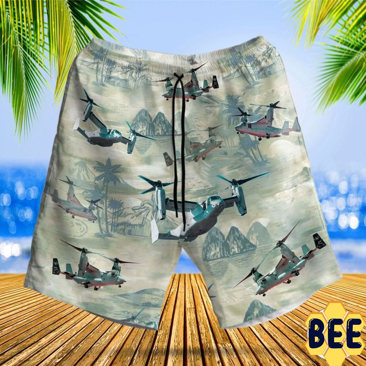 Bell Boeing V-22 Osprey Trending Hawaiian Shirt