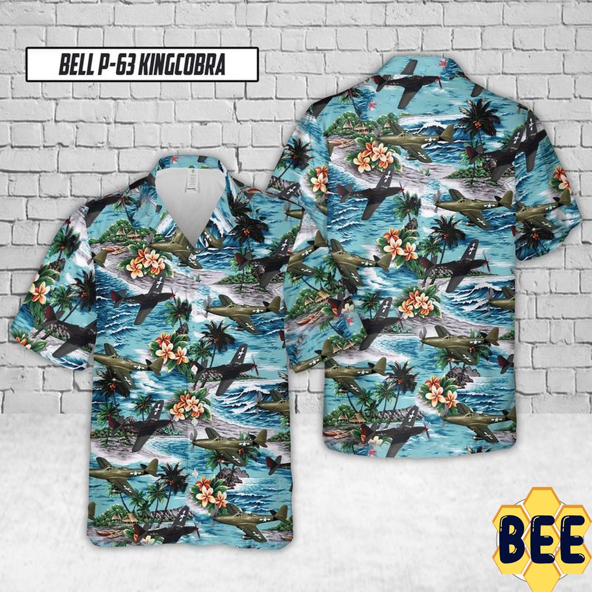 Bell P-63 Kingcobra Trending Hawaiian Shirt