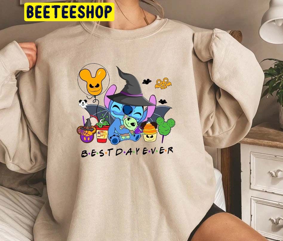 Best Day Ever Disney Stitch And Yoda Halloween Unisex Sweatshirt