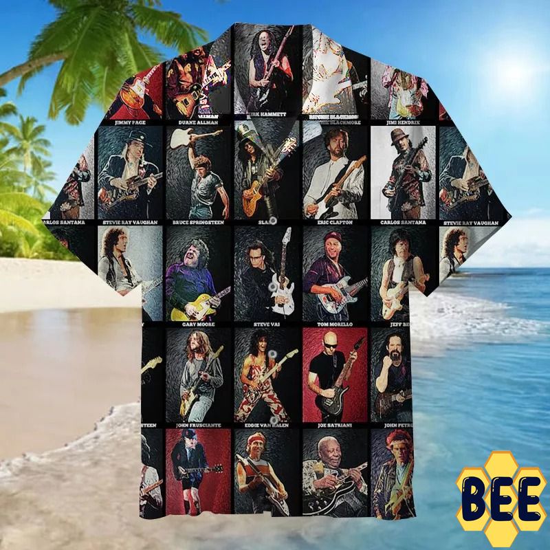 Best Guitarist Trending Hawaiian Shirt