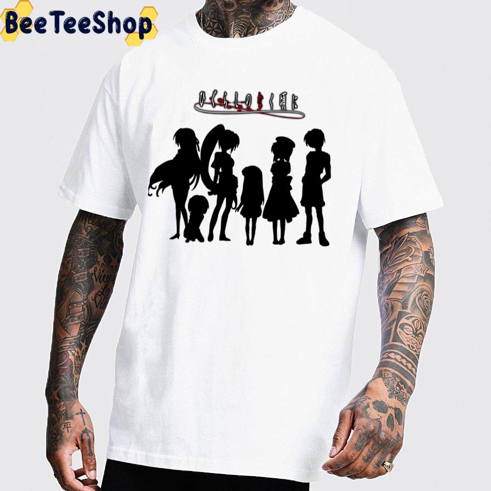 Black Art Higurashi No Naku Koro Ni Game Trending Unisex T-Shirt