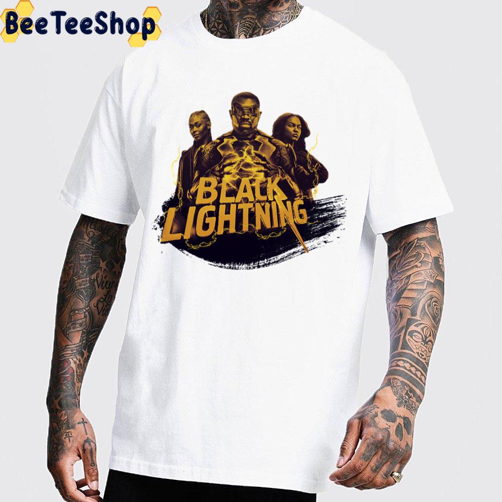 Black Lightning Retro Art Trending Unisex T-Shirt