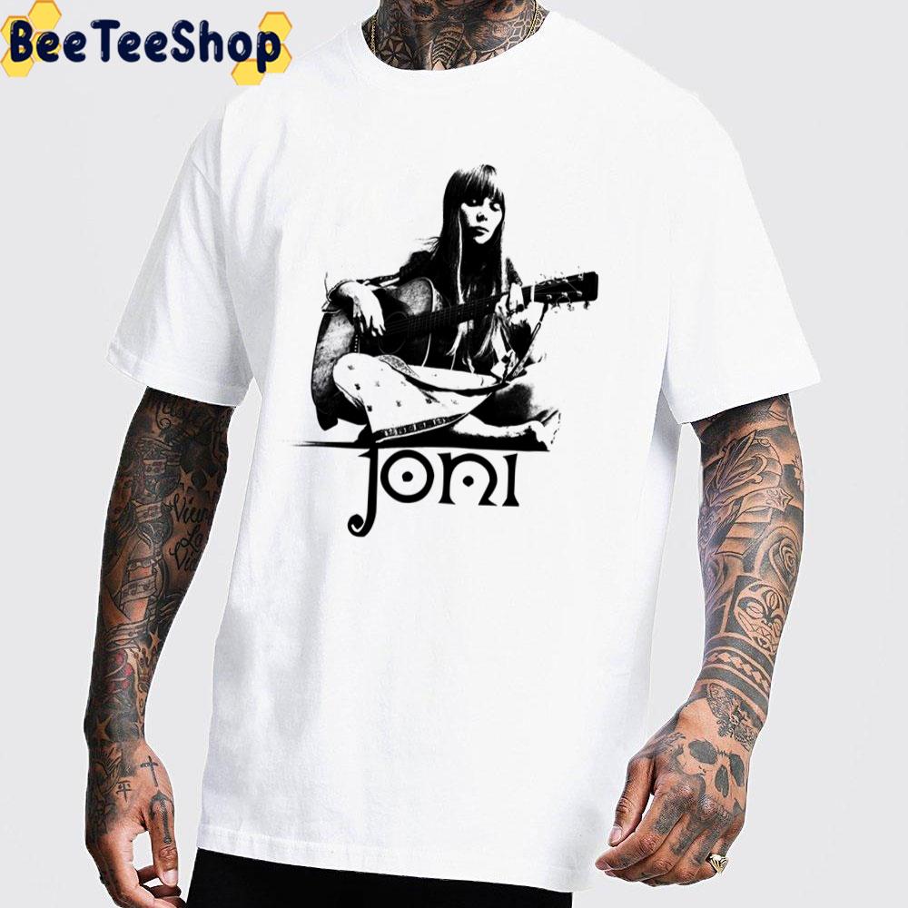 Black Stencil Joni Mitchell Trending Unisex T-Shirt