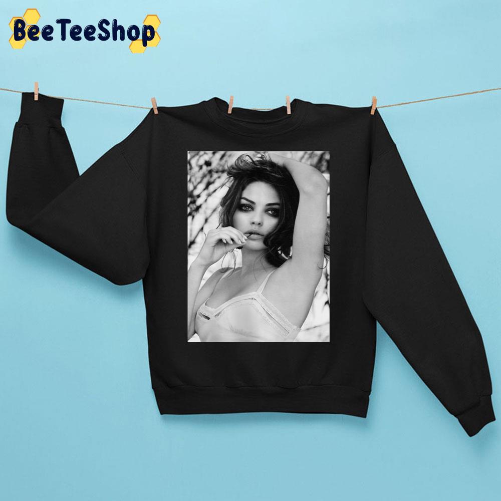 Black White Art Mila Kunis Trending Unisex Sweatshirt