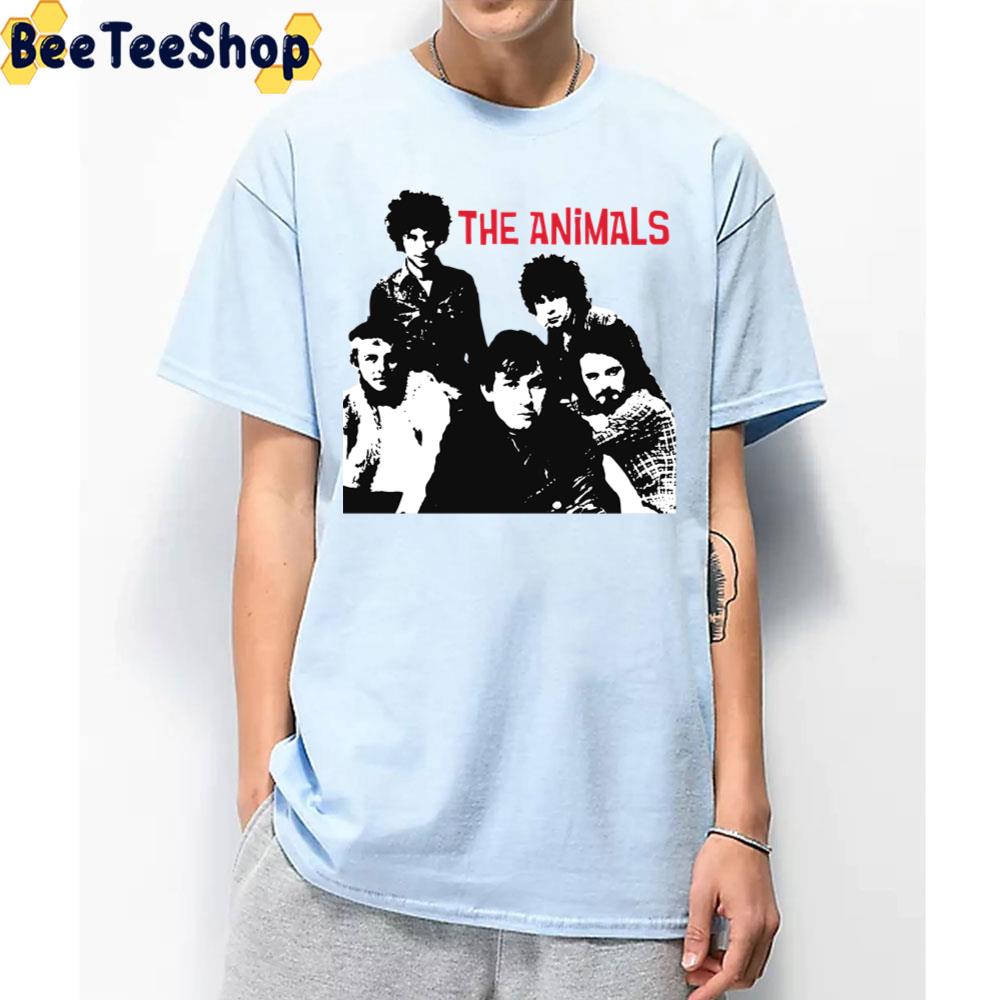 Black White Art The Animals Band Trending Unisex T-Shirt