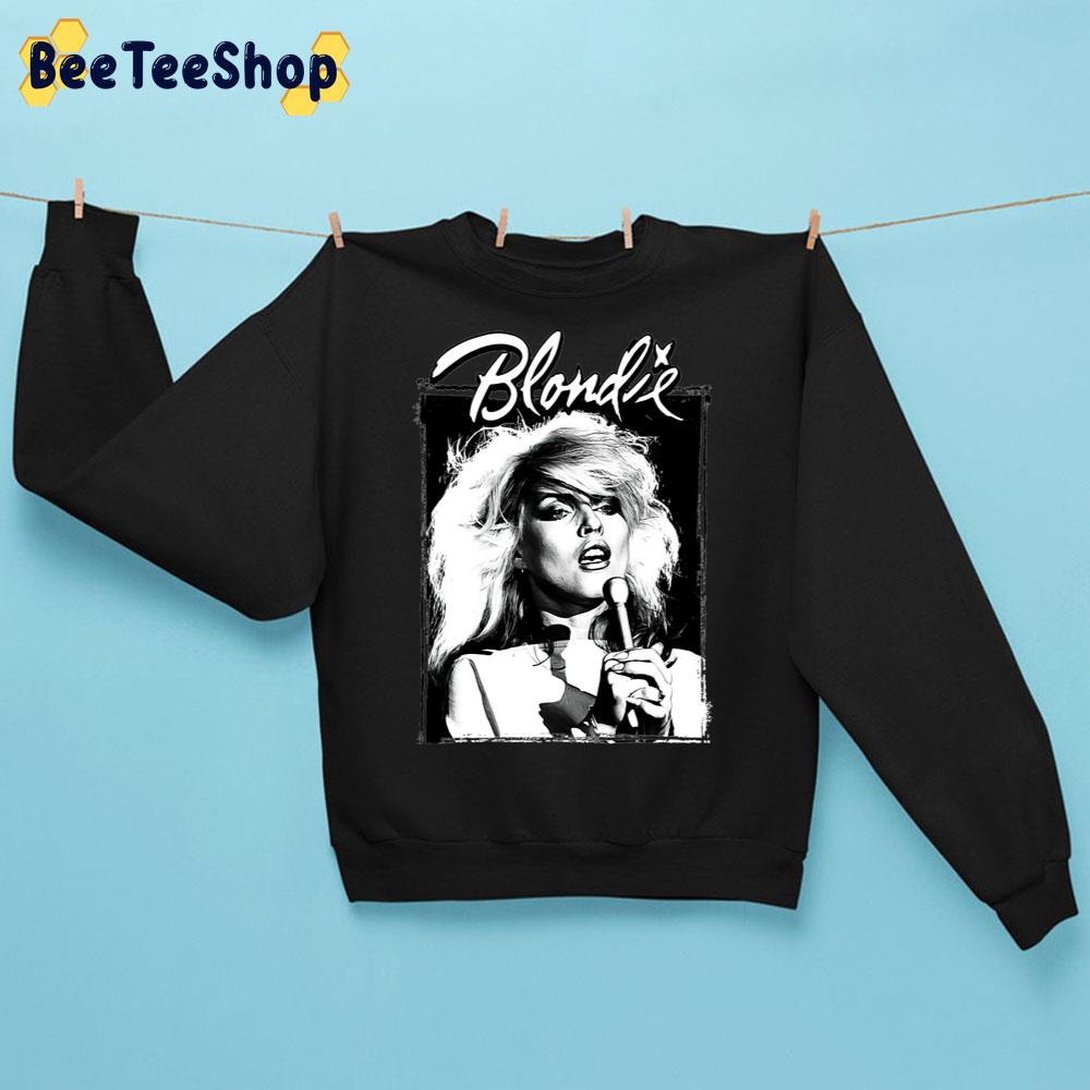 Black White Vintage Blondie Band Trending Unisex Sweatshirt