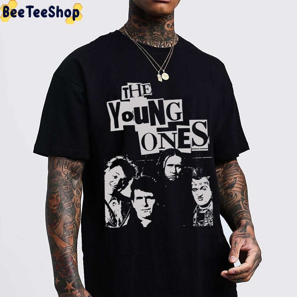 Black Whtie Art The Young Ones Band Trending Unisex T-Shirt