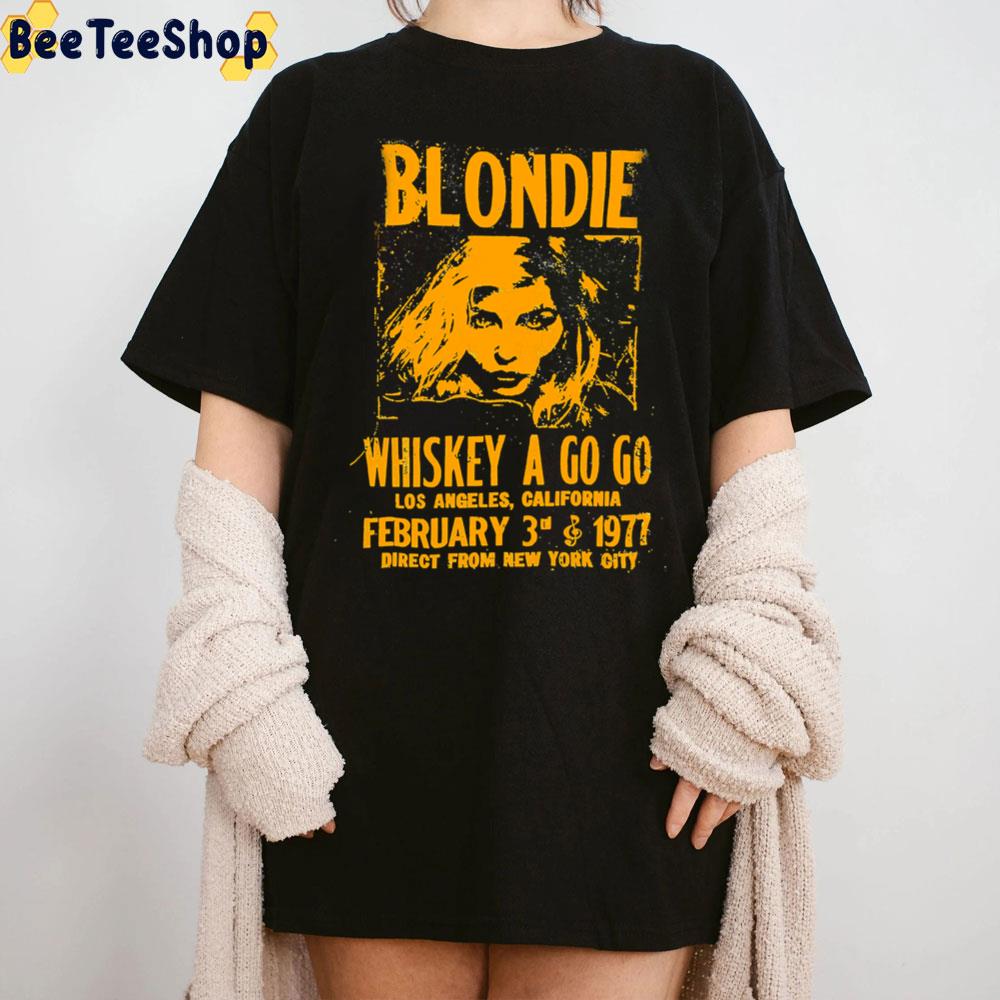 Blondie Whiskey A Go Go Yellow Retro Art Trending Unisex T-Shirt