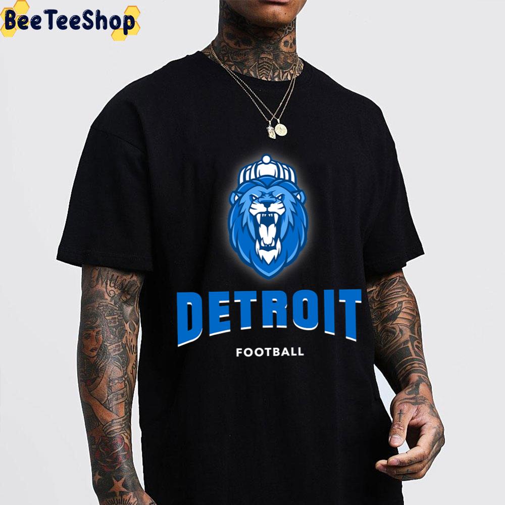 Blue Art Detroit Lions Football Unisex T-Shirt