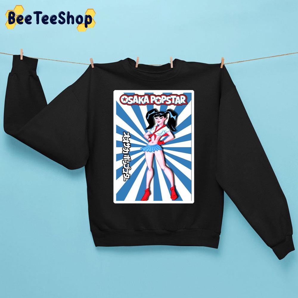 Blue Retro Art Osaka Popstar Unisex Sweatshirt