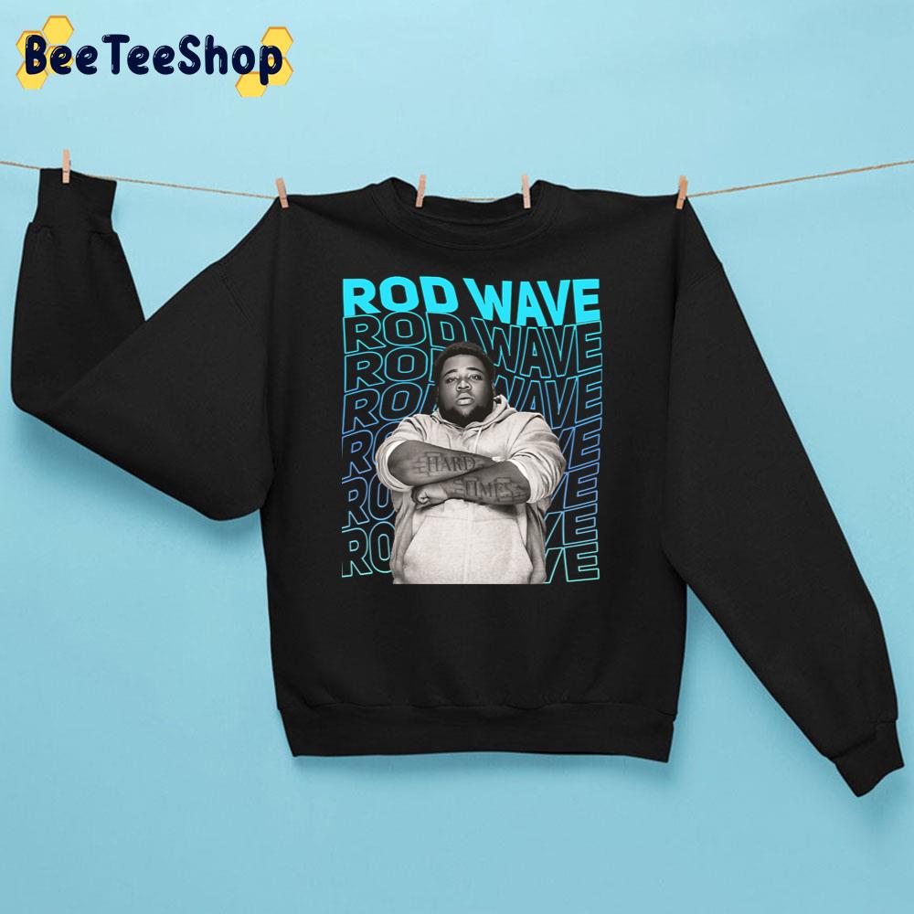 Blue Retro Art Rod Wave Rapper Trending Unisex Sweatshirt