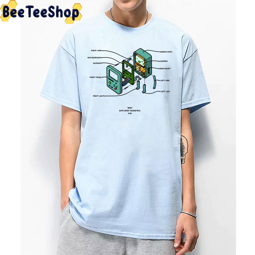 Bmo Exploded Isometric Adventure Time Trending Unisex T-Shirt