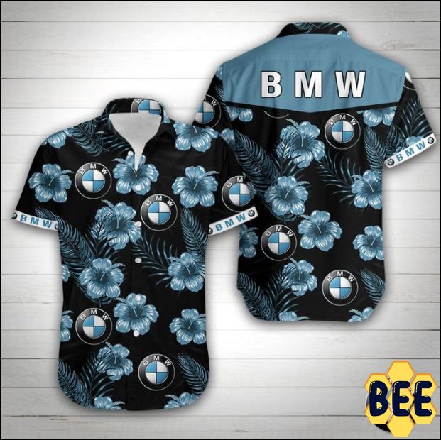 Bmw Tropical Flower Trending Hawaiian Shirt