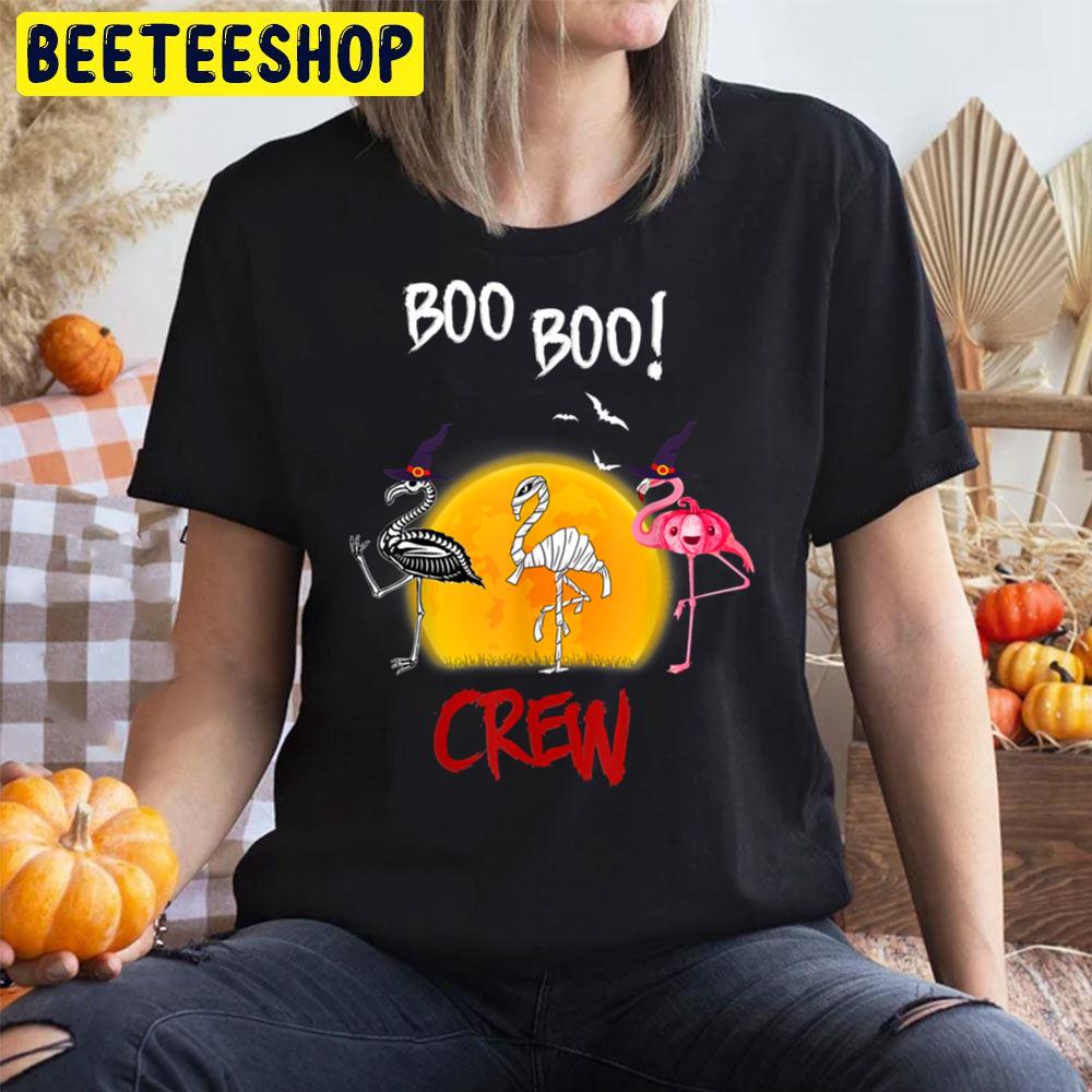 Boo Boo Crew Flamingo Halloween Trending Unisex T-Shirt