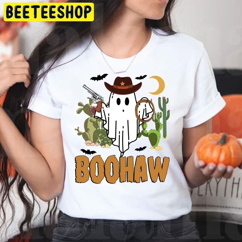 Boo Haw With Gun Halloween Trending Unisex T-Shirt