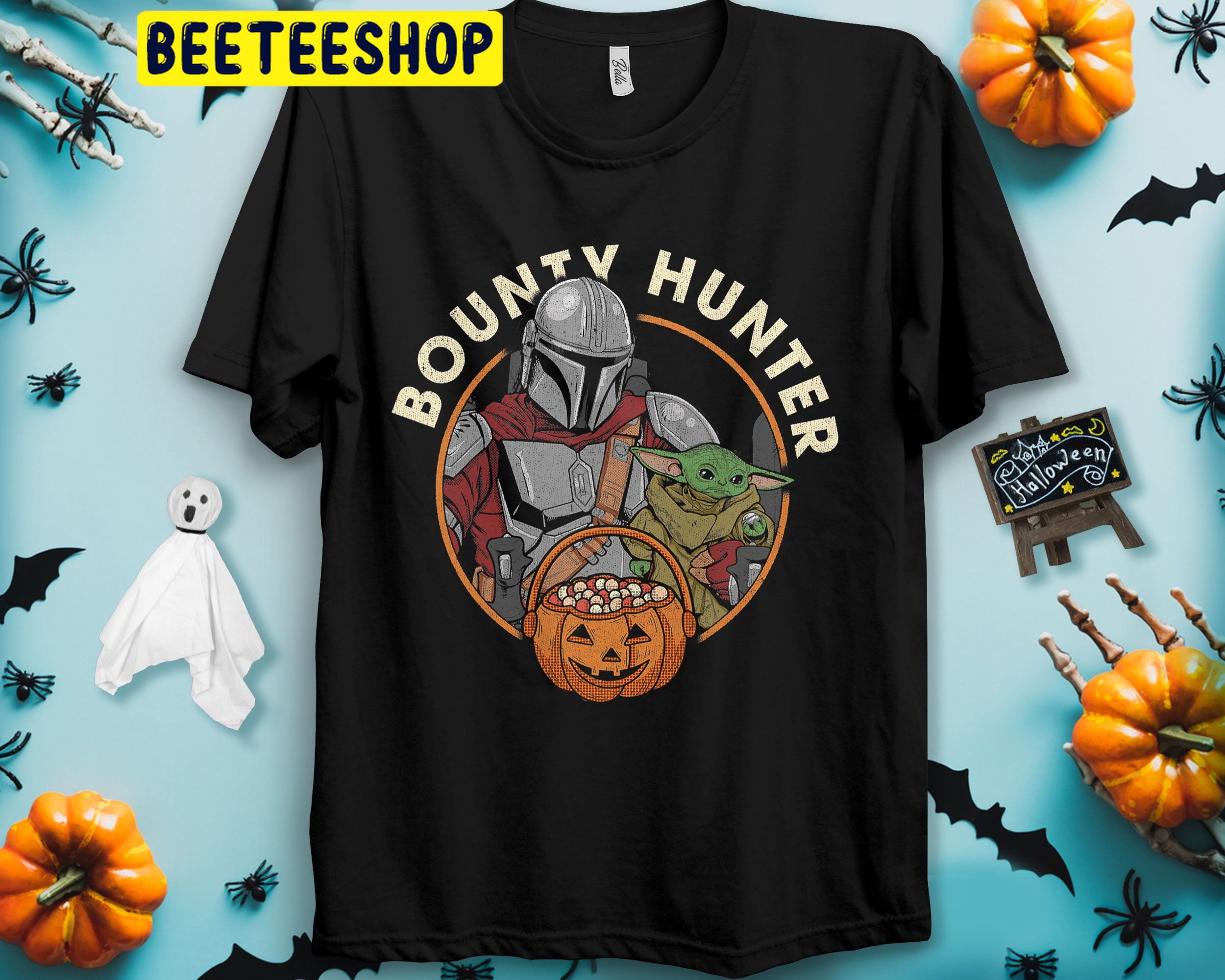 Bounty Hunter Star Wars The Mandalorian Candy Halloween Unisex T-Shirt