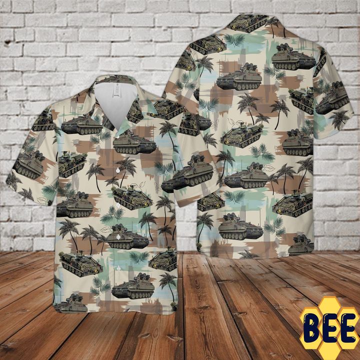 Bristish Army Alvis Stormer Hvm Combat Vehicle Trending Hawaiian Shirt