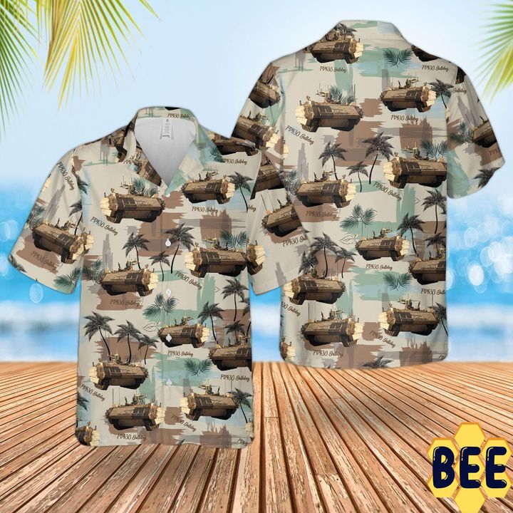 Bristish Army Bulldog Fv430 Combat Vehicle Trending Hawaiian Shirt