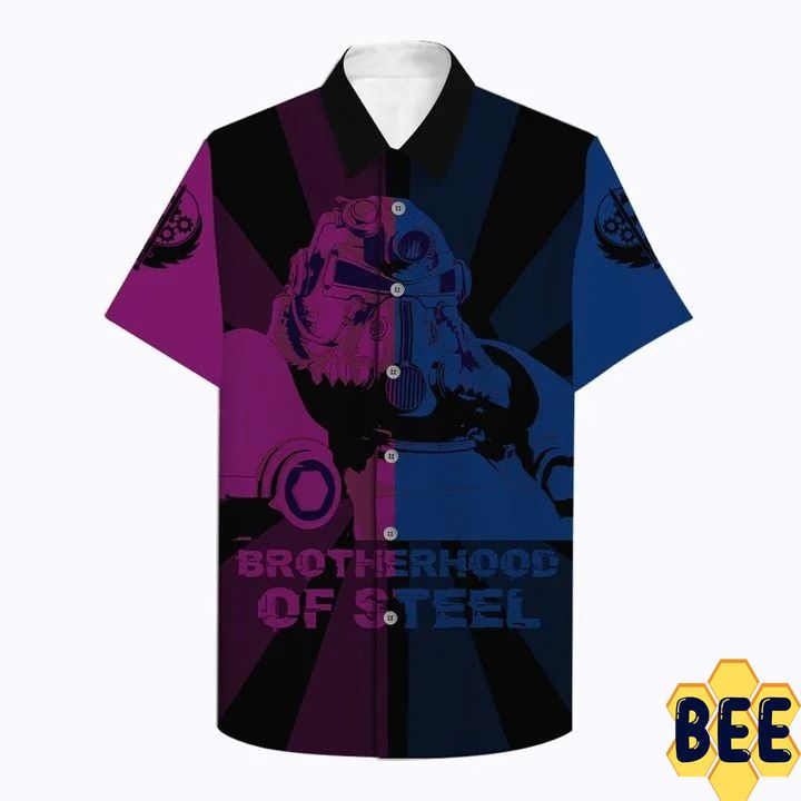 Brotherhood Of Steel Trending Hawaiian Shirt