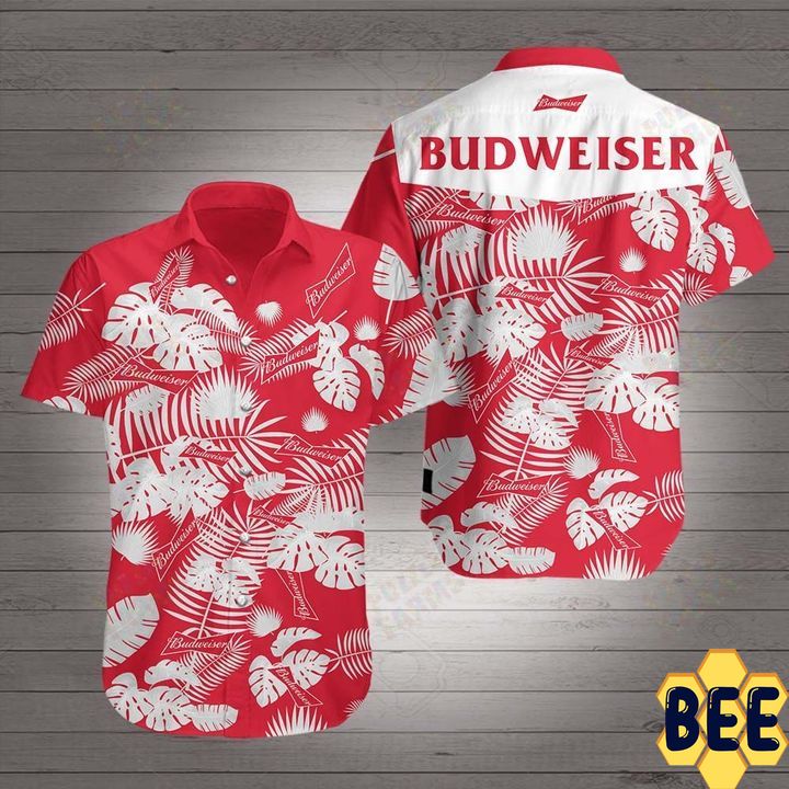 Budweiser Tropical Flower Trending Hawaiian Shirt