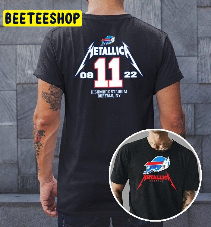 Buffalo 2022 Tour Metal Band Double Side Unisex Shirt