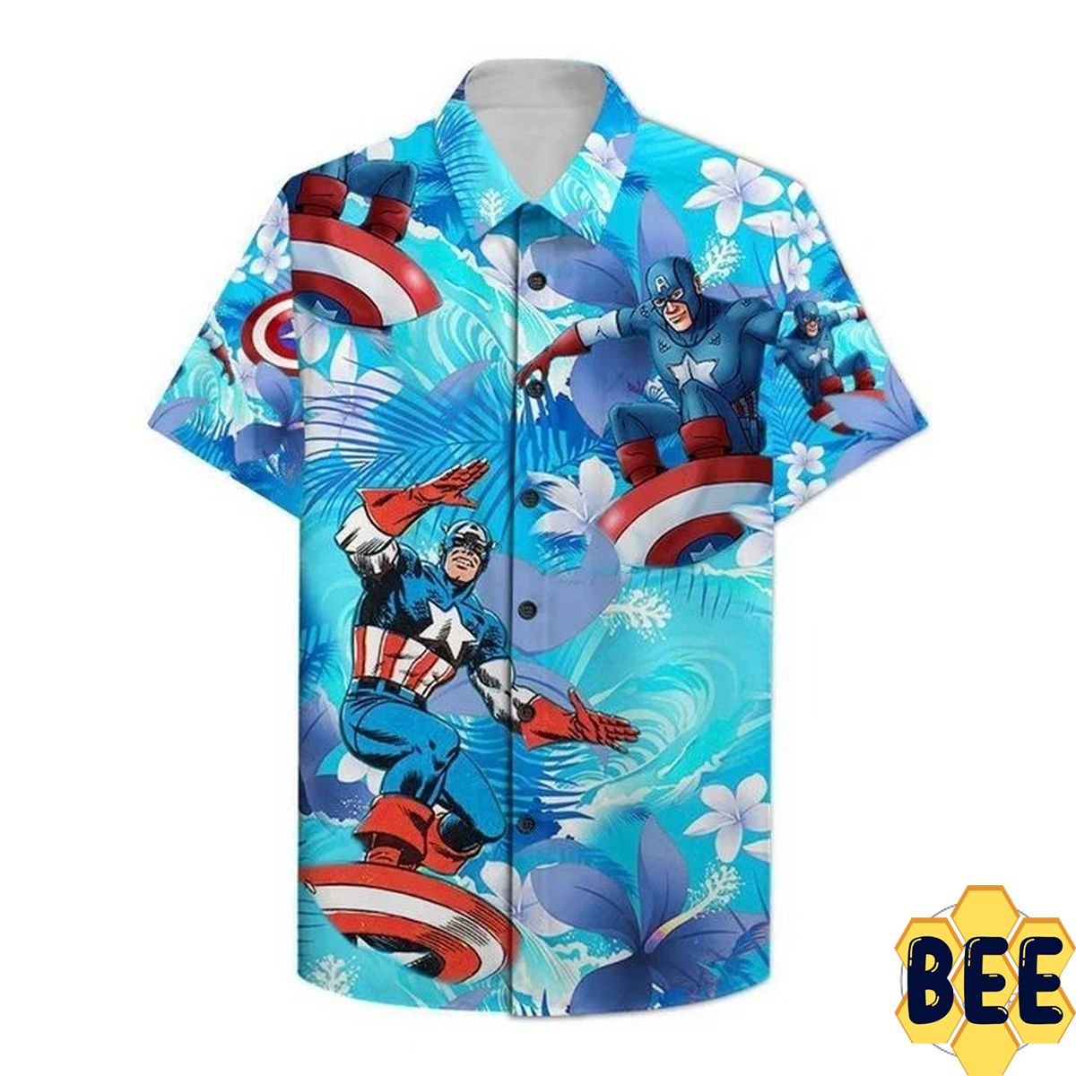 Captain America Surfing Trending Hawaiian Shirt