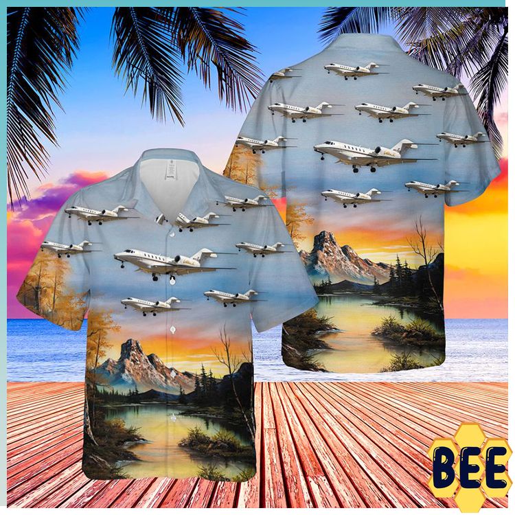 Cessna 750 Citation X Landscape Trending Hawaiian Shirt