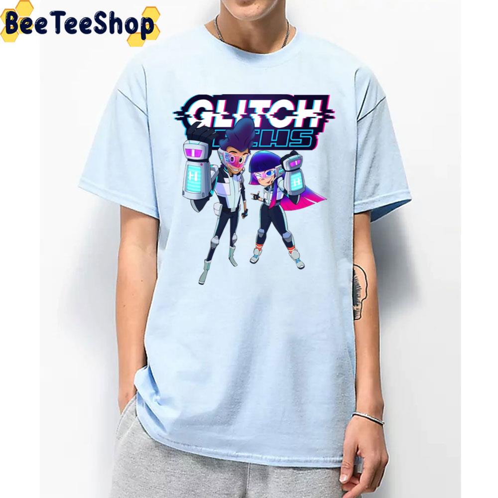 Characters Glitch Techs Miko And High Five Trending Unisex T-Shirt