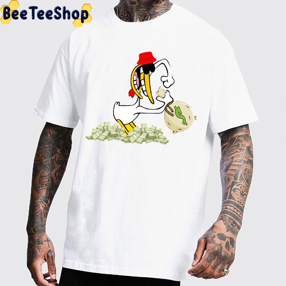 Chicken Gets Money Cow And Chicken Cartoon Trending Unisex T-Shirt